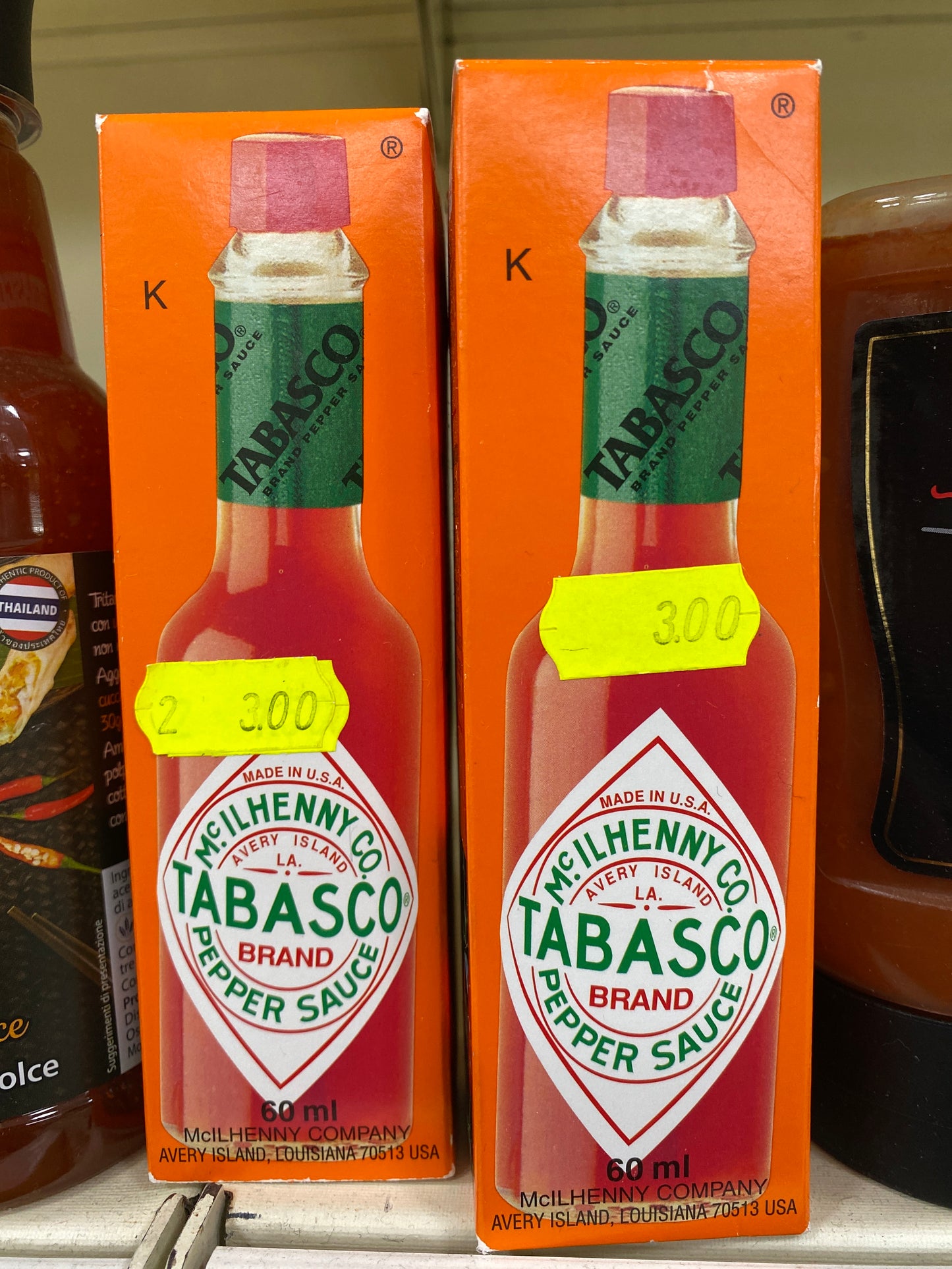 Tabasco vetro