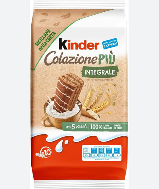 Kinder colazione più integrale